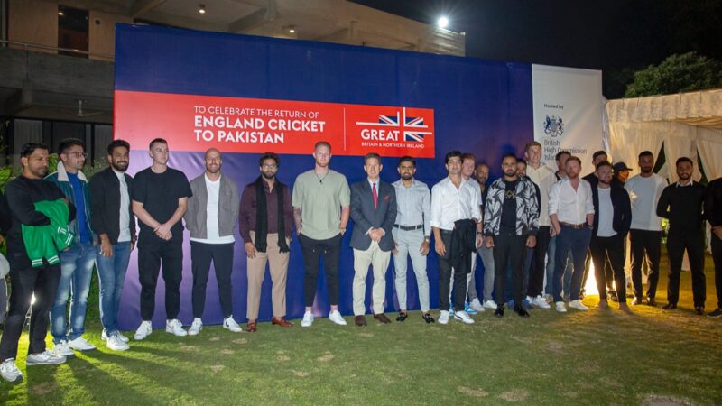 British High Commission hosts reception to ‘Welcome the Return of England Test Cricket to Pakistan’