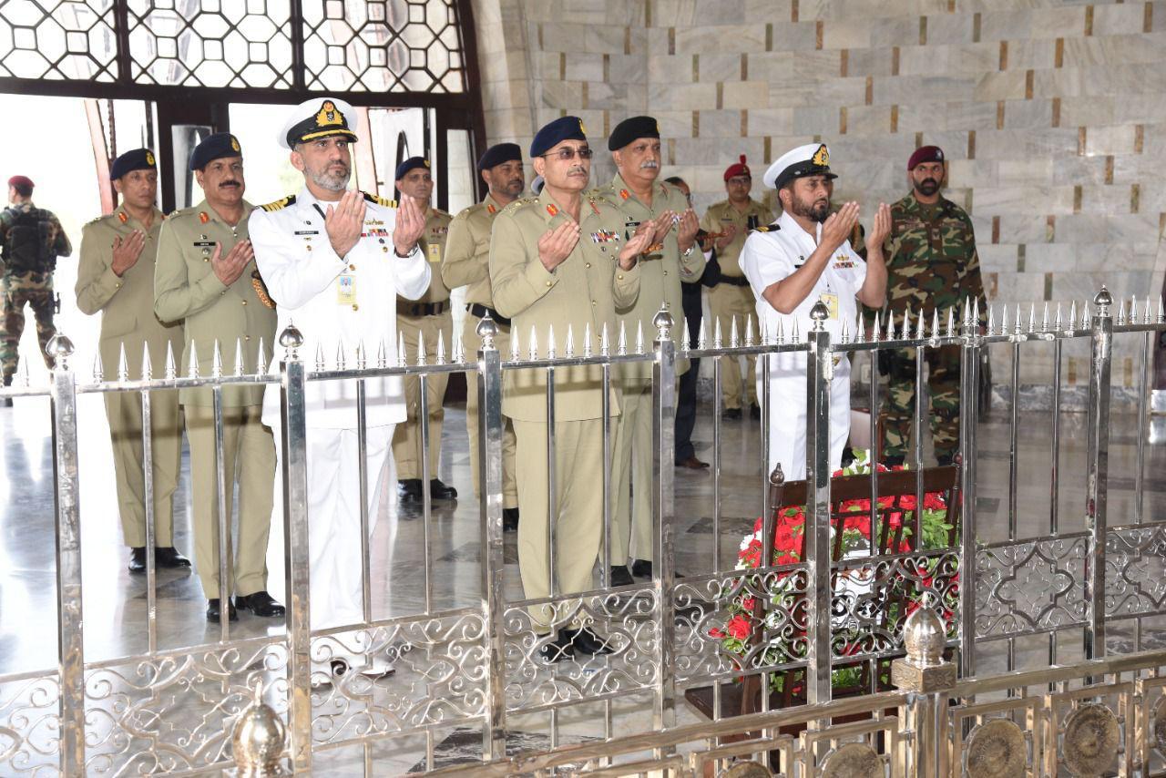 COAS General Syed Asim Munir visited mausoleum of Quaid- e -Azam Muhammad Ali Jinnah today.