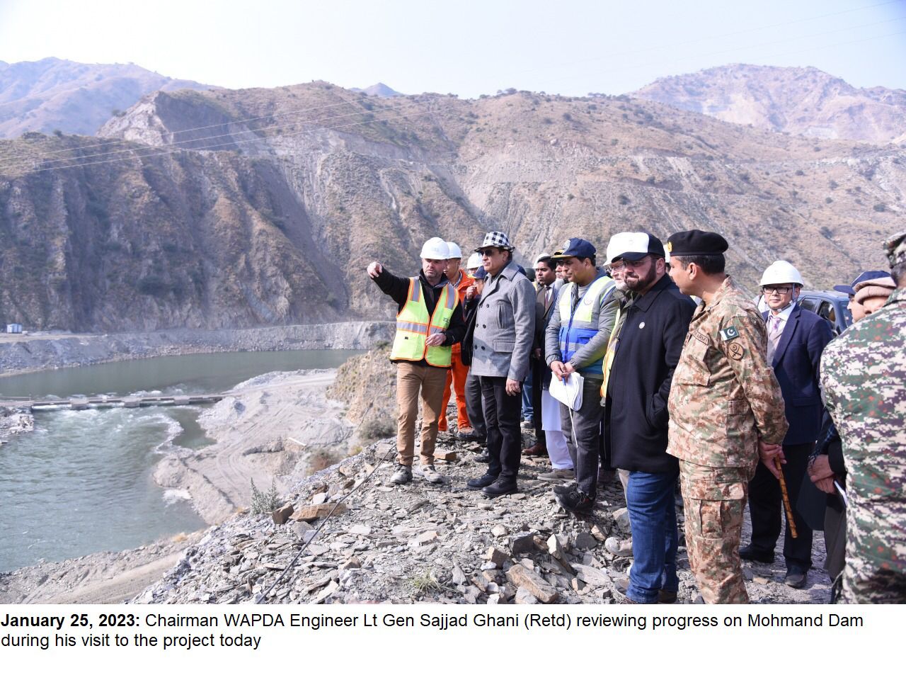 Mohmand Dam Project: Construction in progress on all 11 sites; Project likely to be completed in 2026.