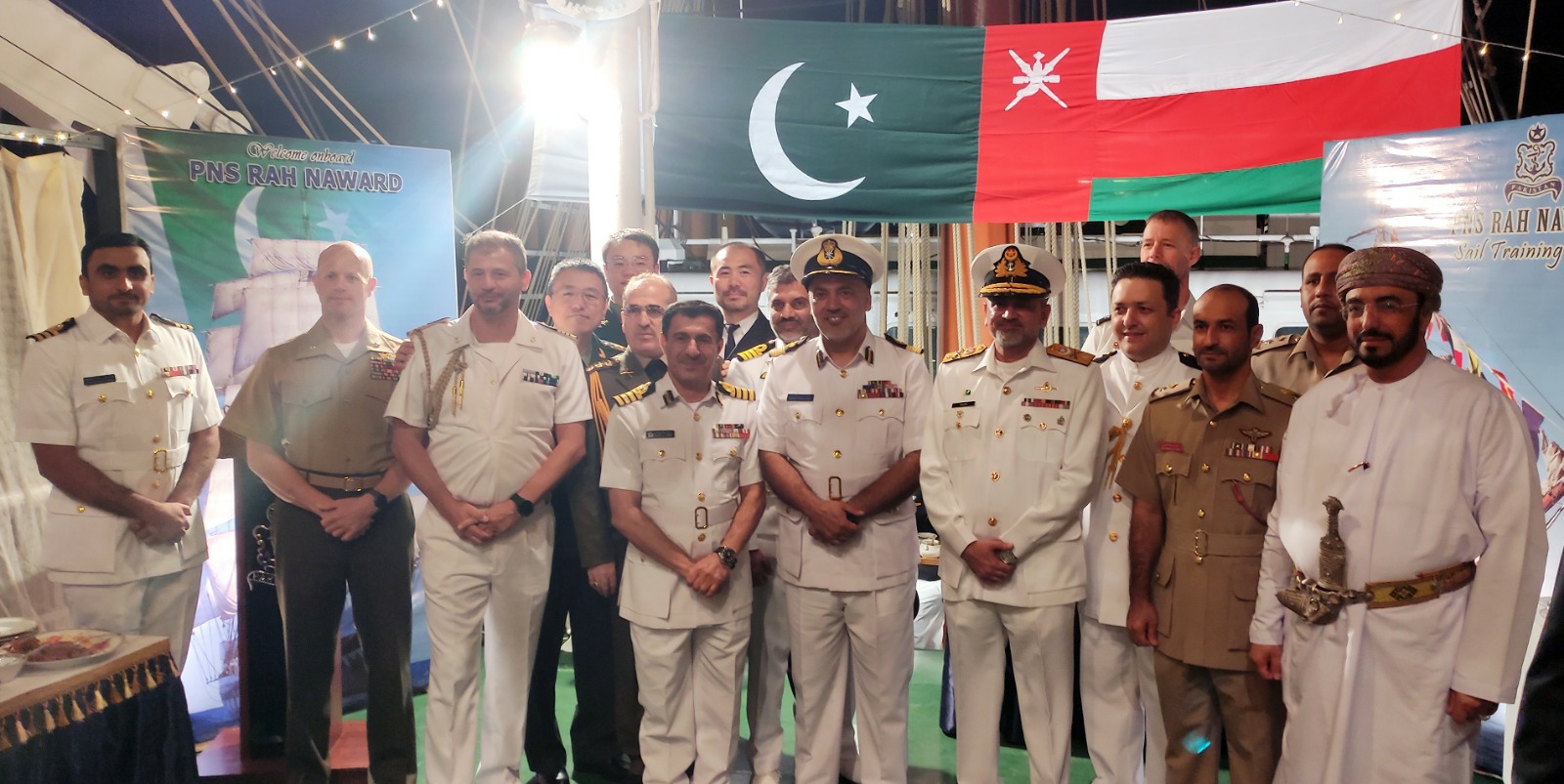 PAKISTAN NAVY SHIPS VISITED OMAN AND IRAN DURING OVERSEAS DEPLOYMENT.