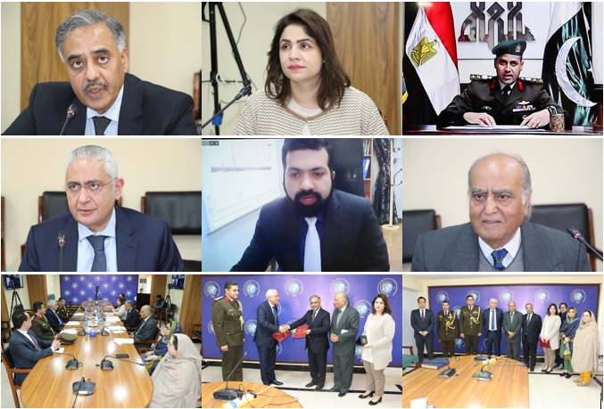 Institute of Strategic Studies Islamabad and Strategic Studies Center for Armed Forces of the Arab Republic of Egypt signed an MoU.