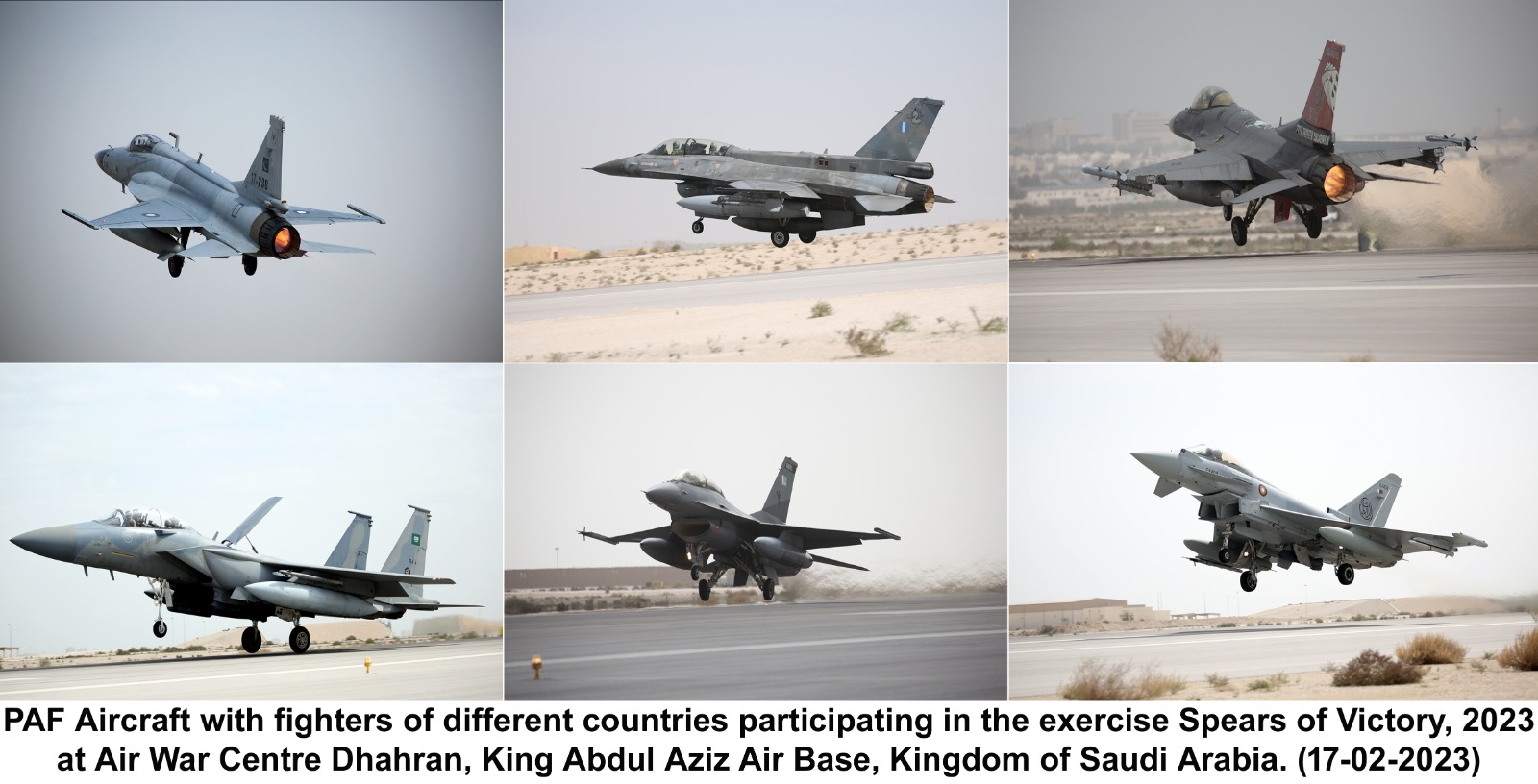 EXERCISE SPEARS OF VICTORY, 2023 CONCLUDES AT KING ABDULAZIZ AIR BASE.