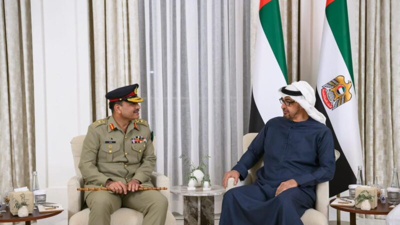 COAS General Asim Munir Met with UAE President.