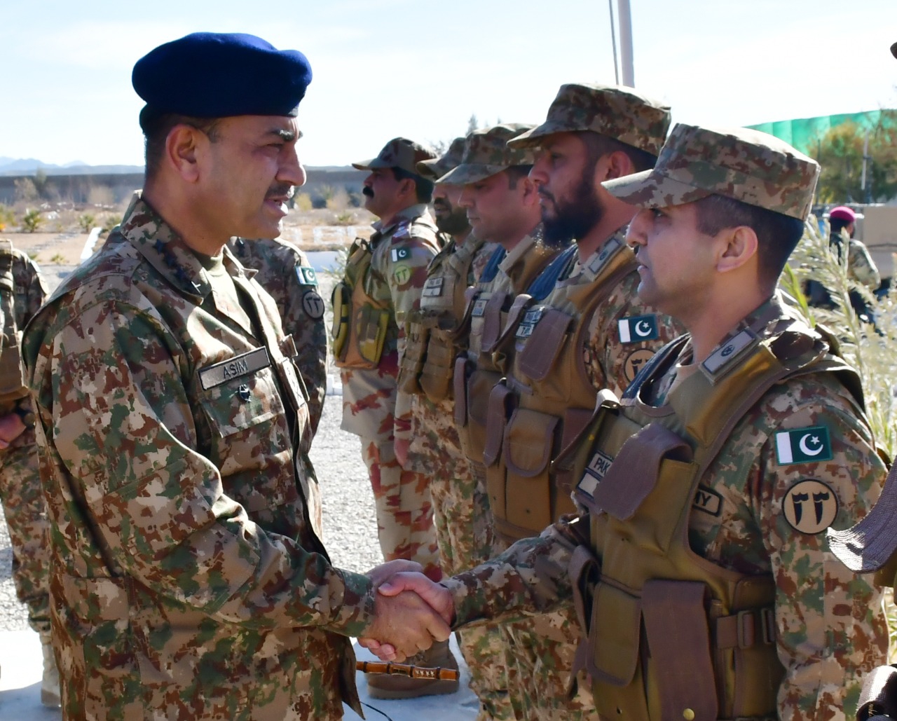 General Syed Asim Munir (COAS) visited Khuzdar and Basima areas of Balochistan.