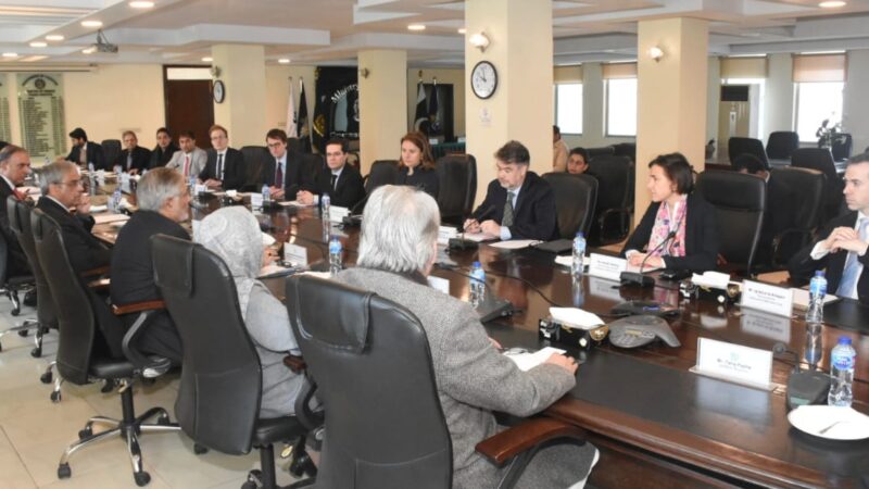 Federal Minister Senator Ishaq Dar held a meeting with IMF review Mission led by IMF Mission Chief Mr. Nathan Porter.