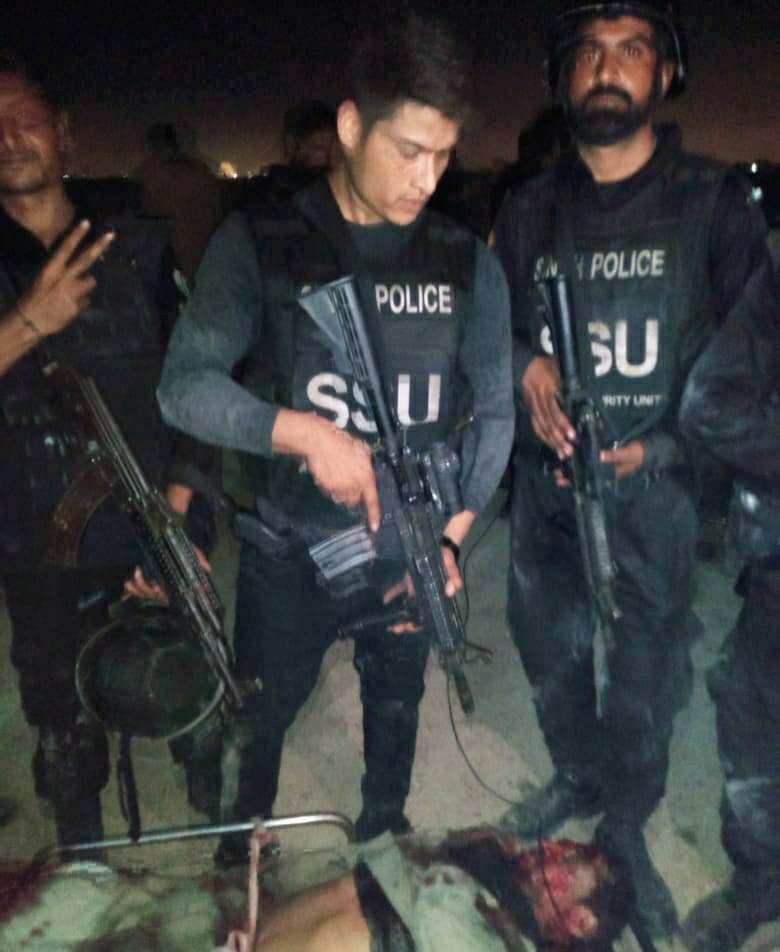 TERRORIST ATTACK ON KARACHI POLICE OFFICE; ALL TERRORISTS KILLED, SSU SWAT TEAM AMONGST THE FIRST RESPONDERS