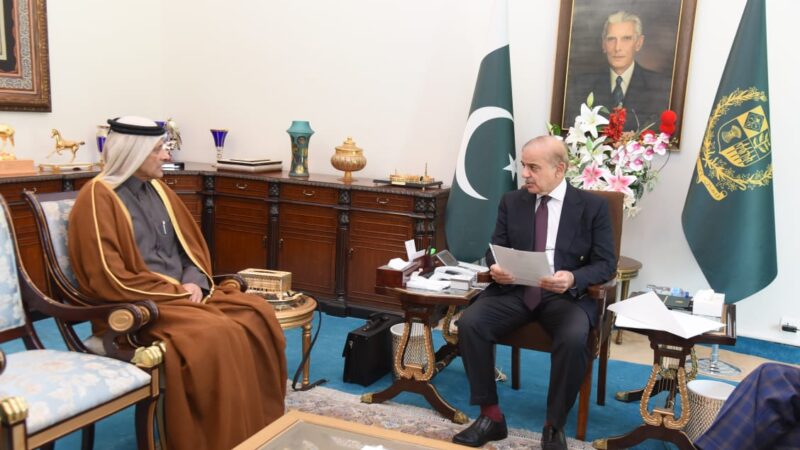 Ambassador of Qatar in Islamabad calls on the Prime Minister.