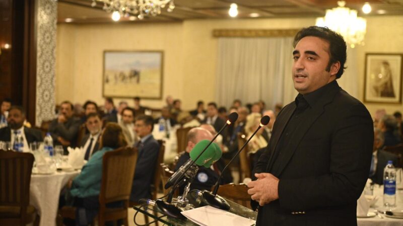 Bilawal asks international community for collective action to overcome economic, climate challenges.