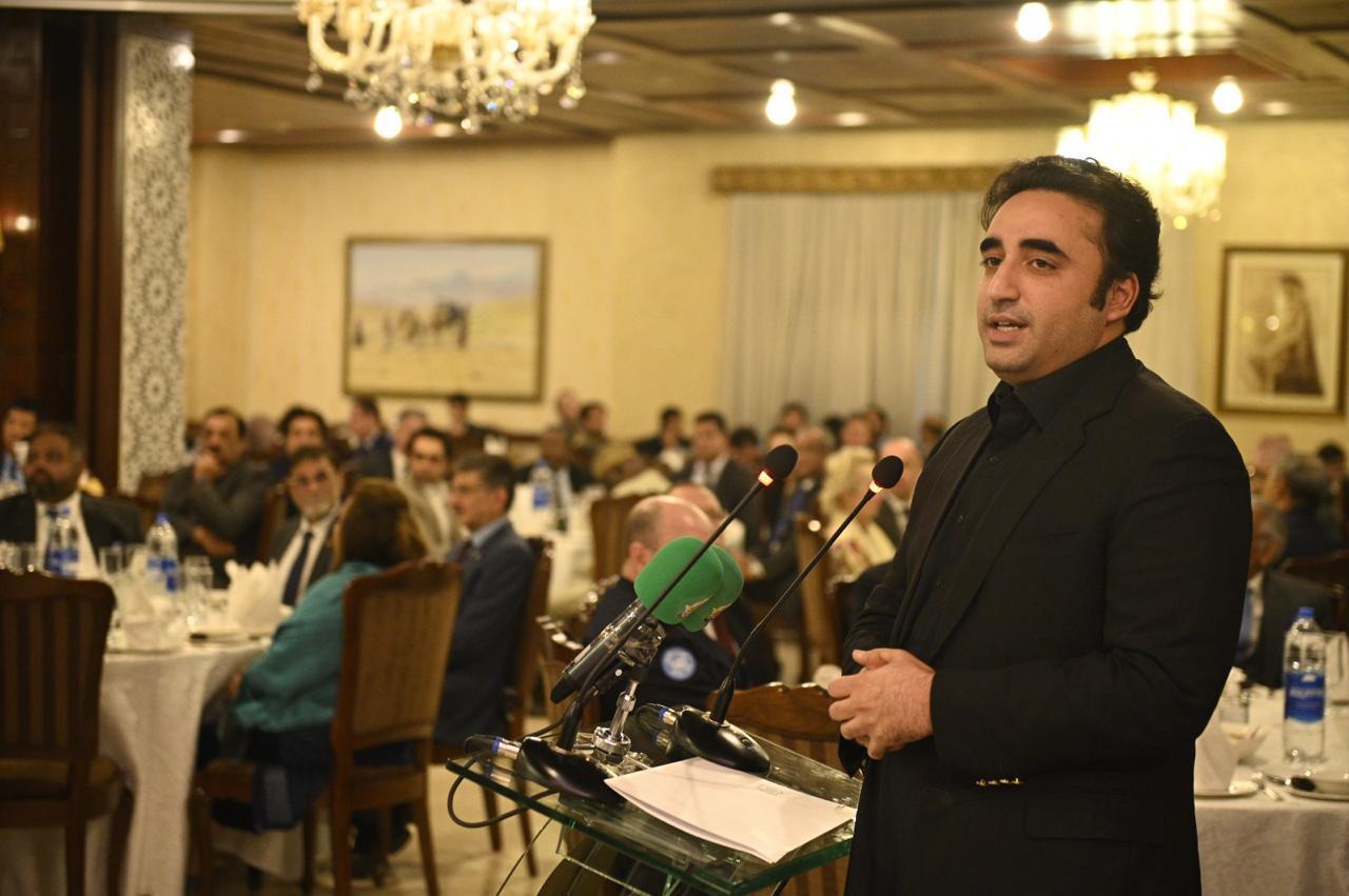 Bilawal asks international community for collective action to overcome economic, climate challenges.