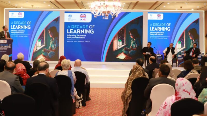 Decade of Learning’ event marks progress on UK – Pakistan education reform efforts.