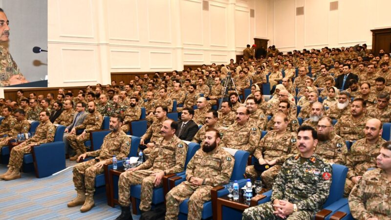 COAS was given a detailed briefing on the prevailing security situation and ongoing counter-terrorism efforts.