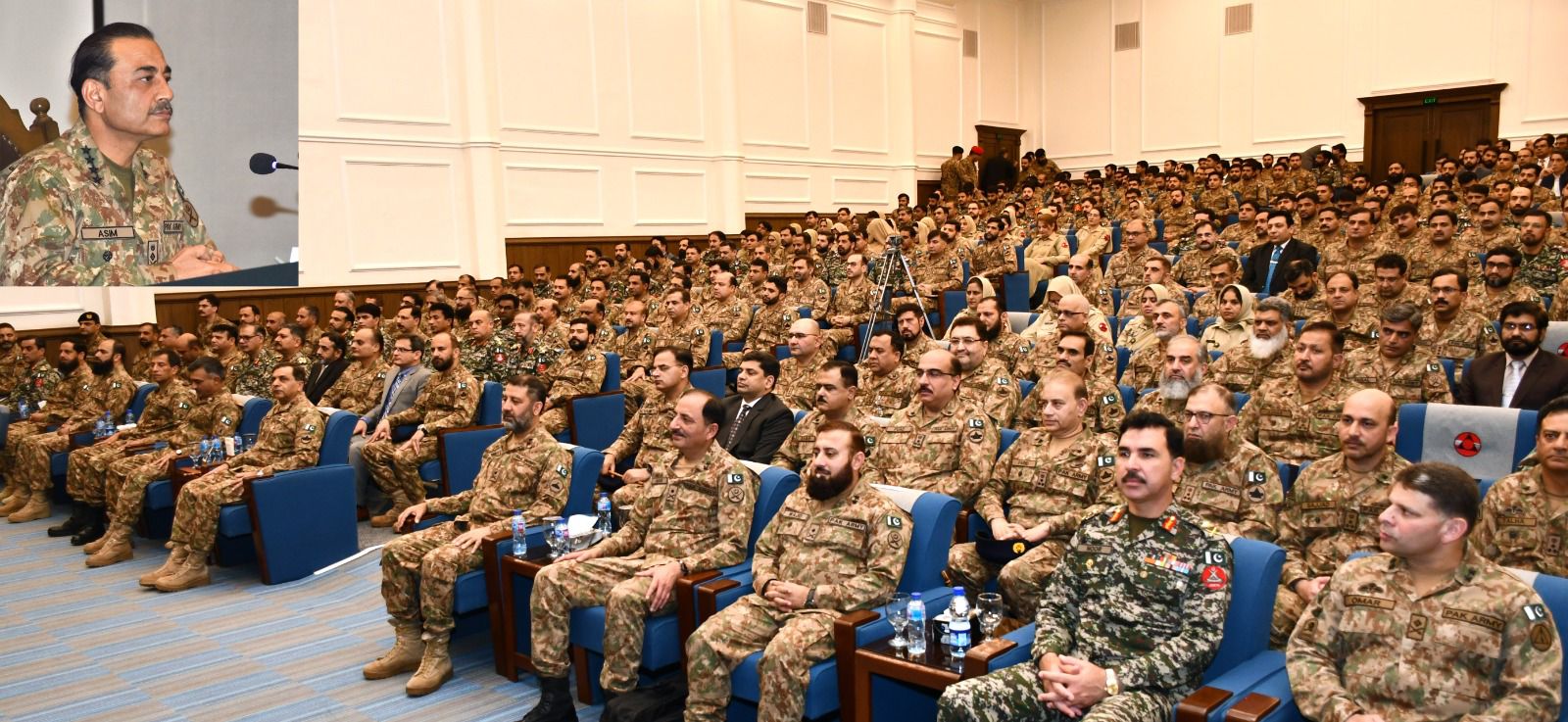 COAS was given a detailed briefing on the prevailing security situation and ongoing counter-terrorism efforts.
