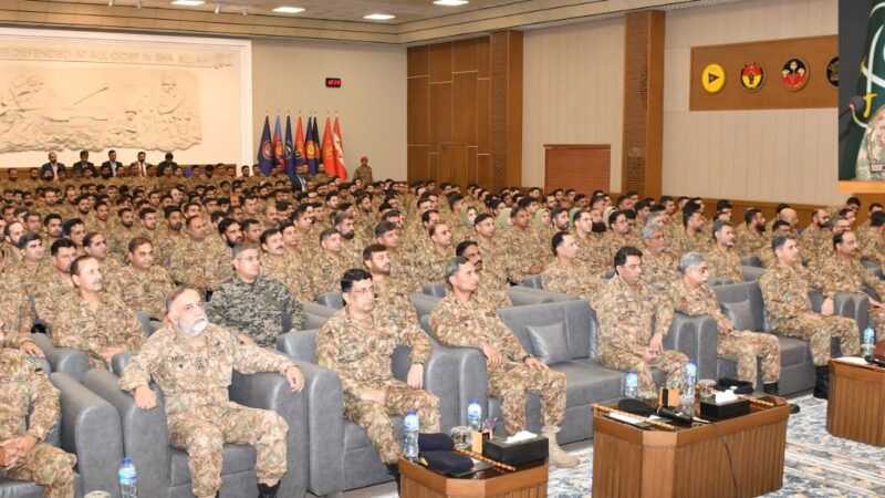 General Syed Asim Munir, COAS visited Sialkot Garrison.