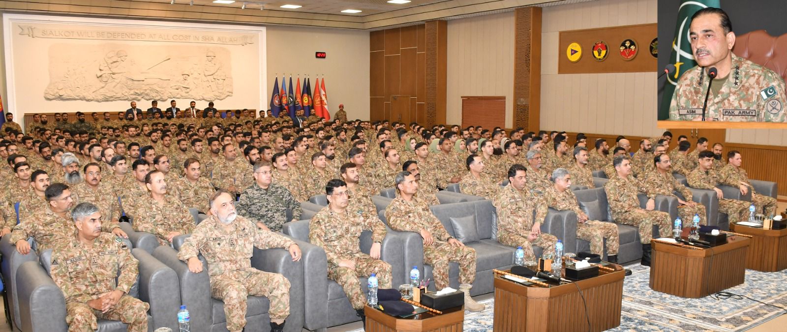 General Syed Asim Munir, COAS visited Sialkot Garrison.