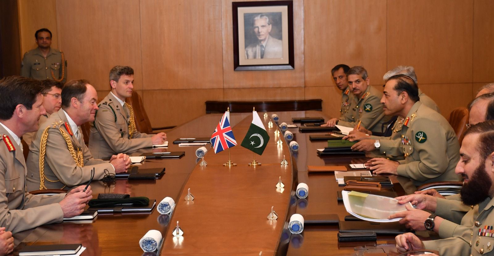 General Patrick Nicholas Yardley Monrad Sanders, Chief of General Staff (CGS) UK Army, called on General Syed Asim Munir.