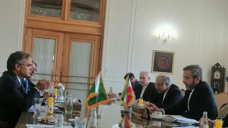12th round of Bilateral Political Consultations between Pakistan and Iran.