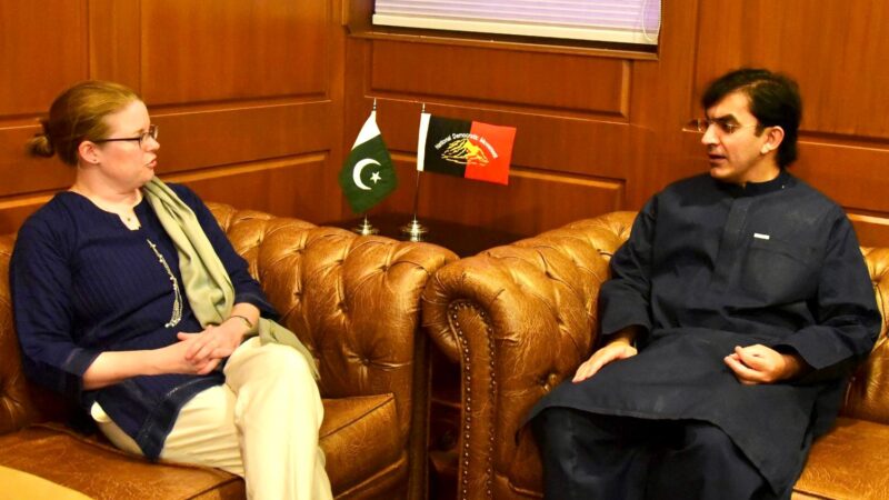 Acting British High Commissioner Zoe Ware called on Mohsin Dawar.