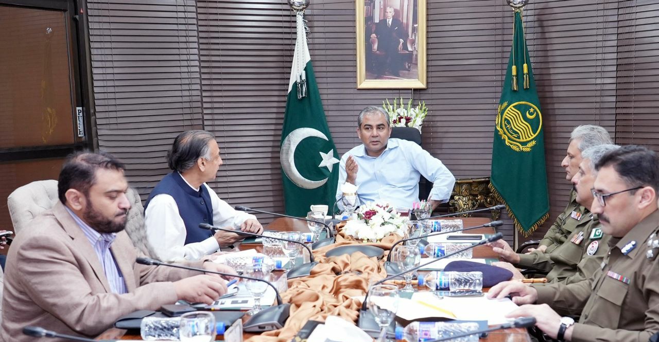 CARETAKER CM CHAIRS MEETING ABOUT TRIAL OF ACCUSED INVOLVED IN MAY 9 MAYHEM.