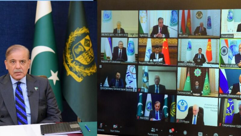 PM calls for SCO’s joint action to counter economic recession, terrorism & climate change.