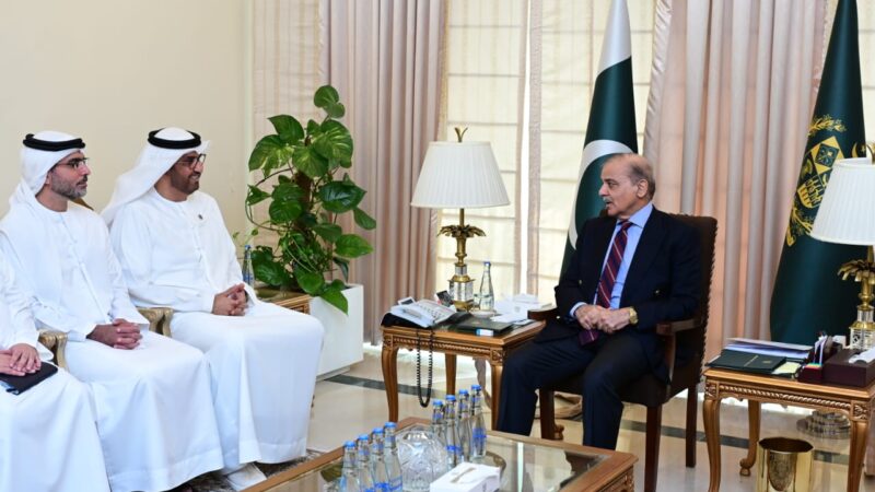 UAE’s Special Envoy for Climate Change calls on the Prime Minister.