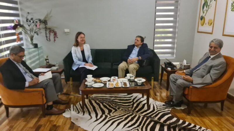 Federal Minister for Commerce Syed Naveed Qamar holds crucial meeting with IMF representative.