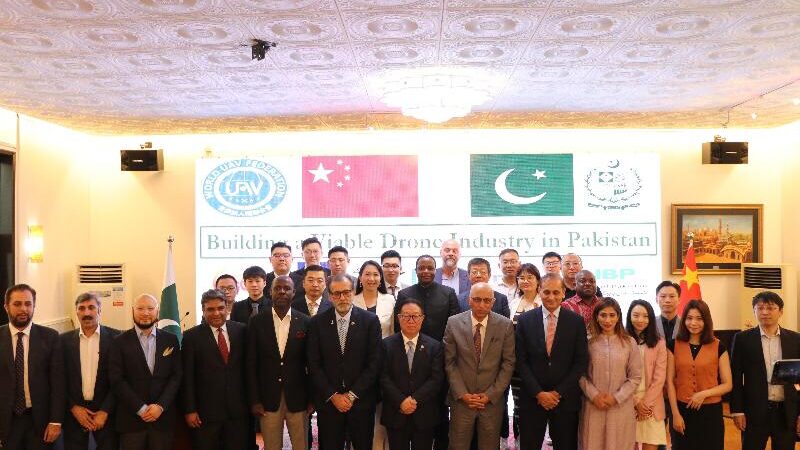 Pakistan Embassy Beijing hosts a drone conference.