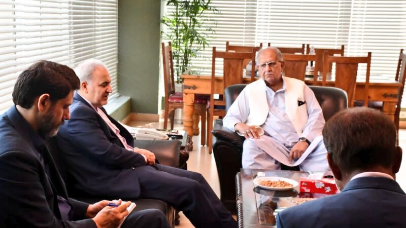 Ambassador of the Islamic Republic of Iran to Pakistan H.E. Dr. Reza Amiri Moghaddam called on Federal Minister for Human Rights.