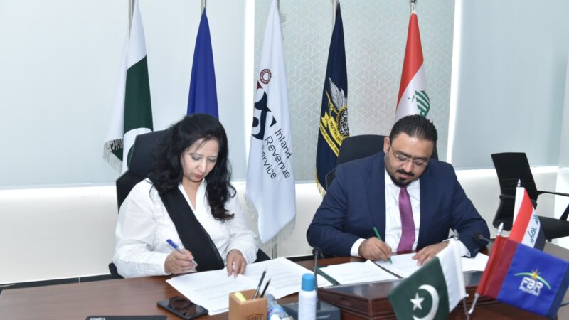Pakistan and Iraq Sign Convention For Elimination of Double Taxation.