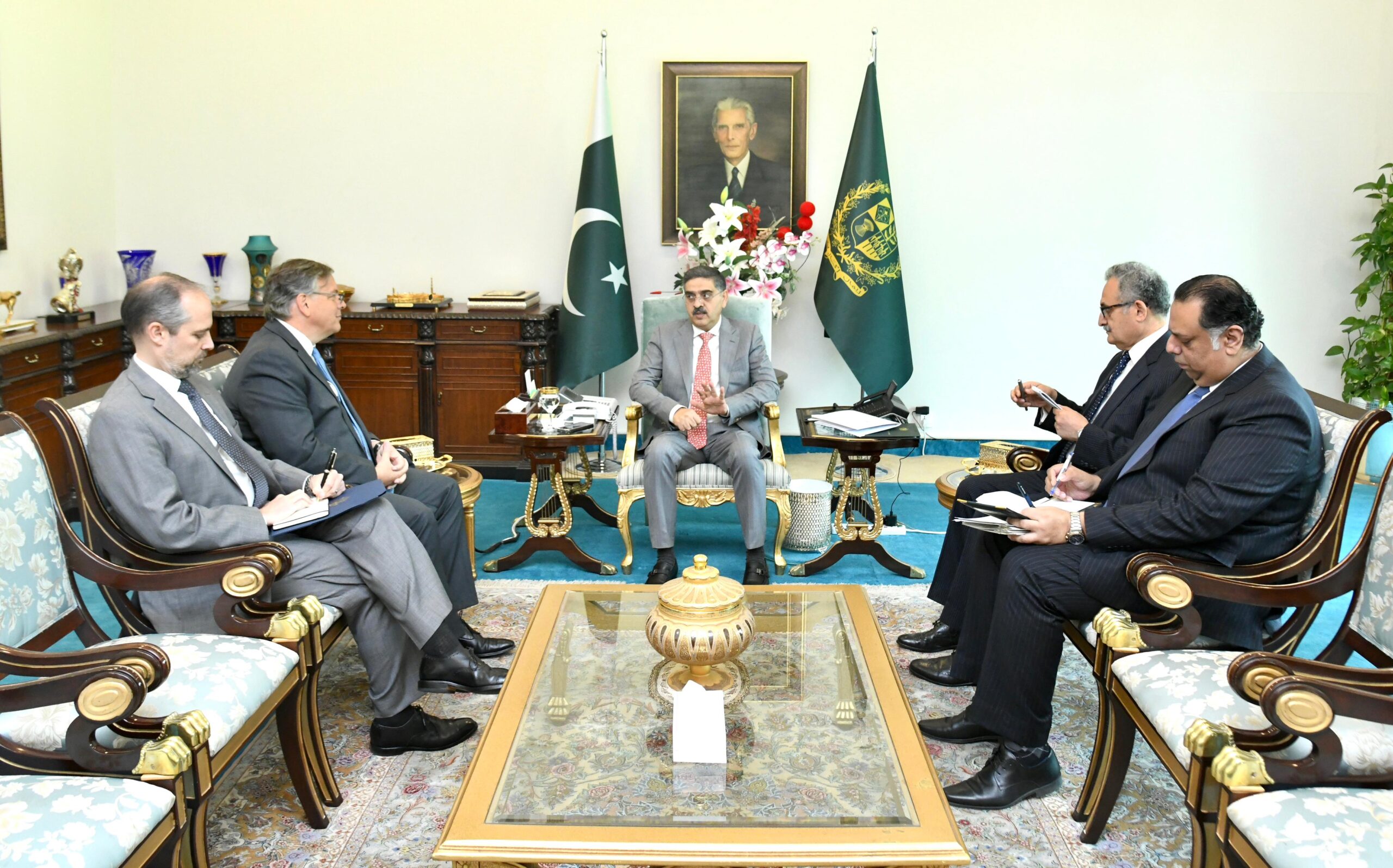 Call on the Caretaker Prime Minister by the U.S. Ambassador.