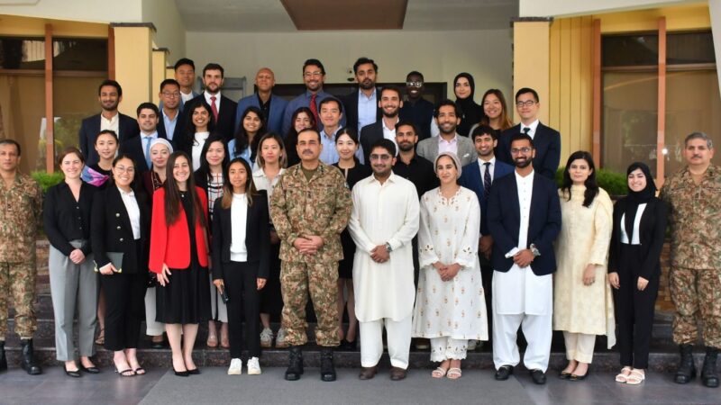Group of 38 students from Harvard University, USA hailing from 9 different countries met (COAS).