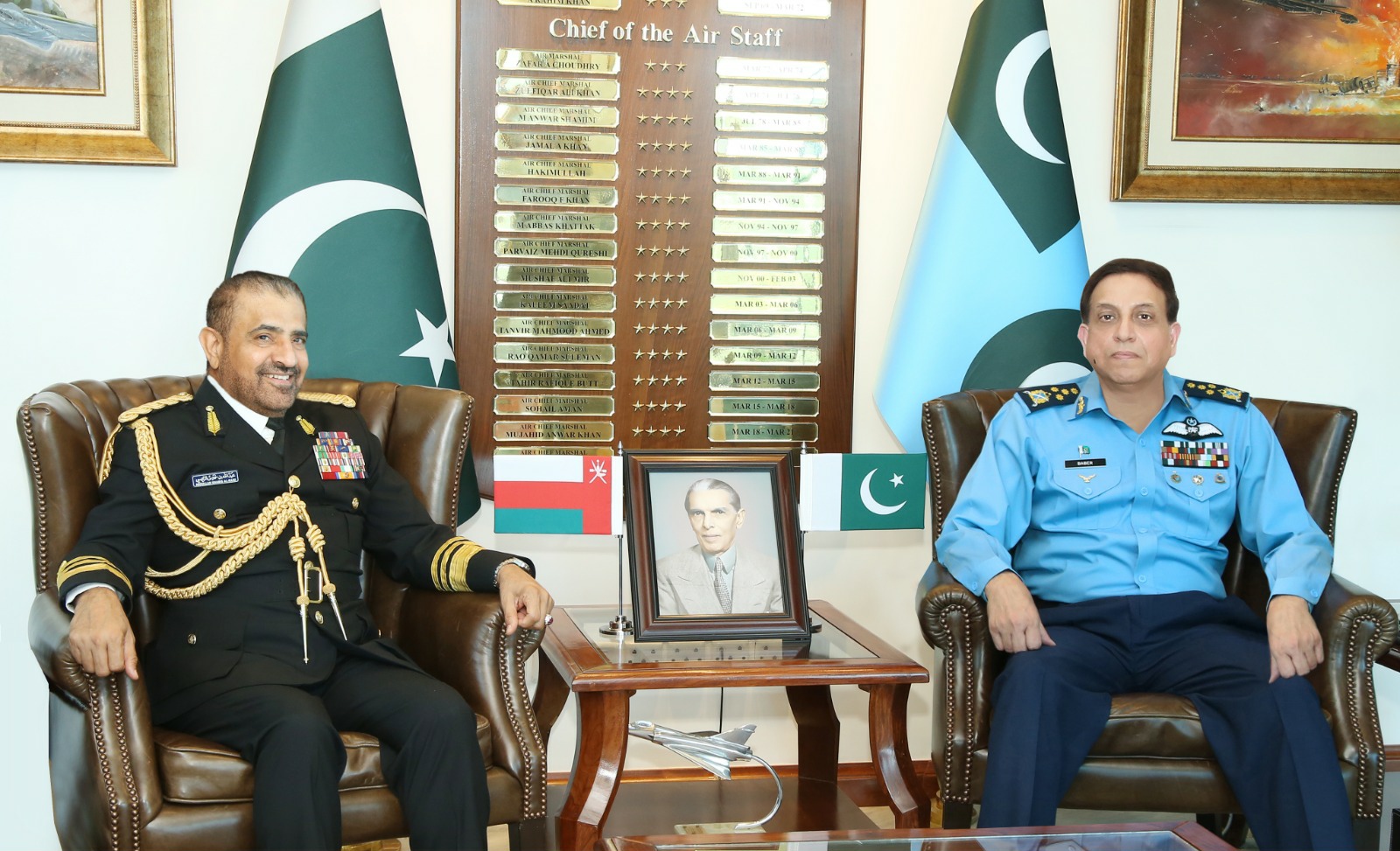CHIEF OF STAFF OF THE SULTAN’S ARMED FORCES OF OMAN VISITS AIR HEADQUARTERS.