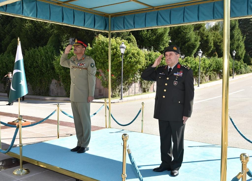 General Syed Asim Munir, NI (M), COAS is on an official visit to the Republic of Türkiye.