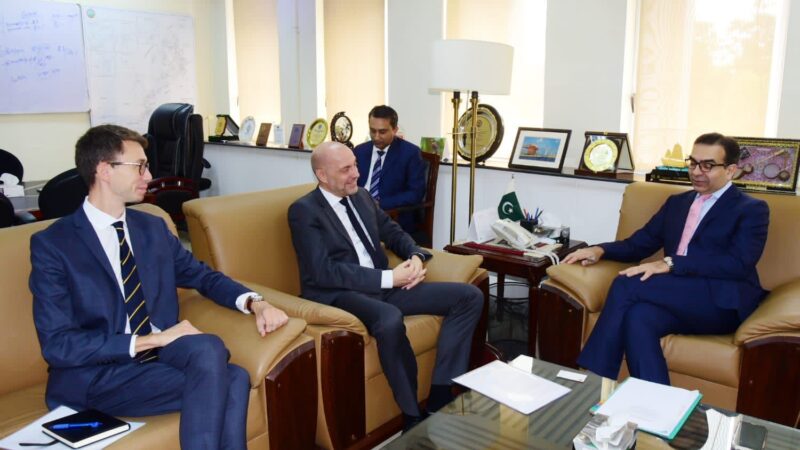 Ambassador of Denmark H.E. Jakob Linulf held a meeting with Minister of Energy Mr. Muhammed Ali.