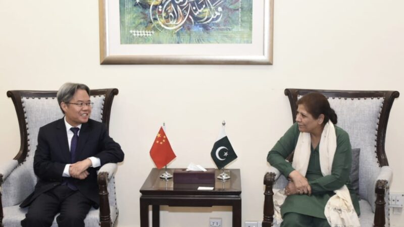 Chinese Ambassador H.E. Mr. Jiang Zaidong called on the Federal Minister Dr. Shamshad Akhtar at Finance Division.
