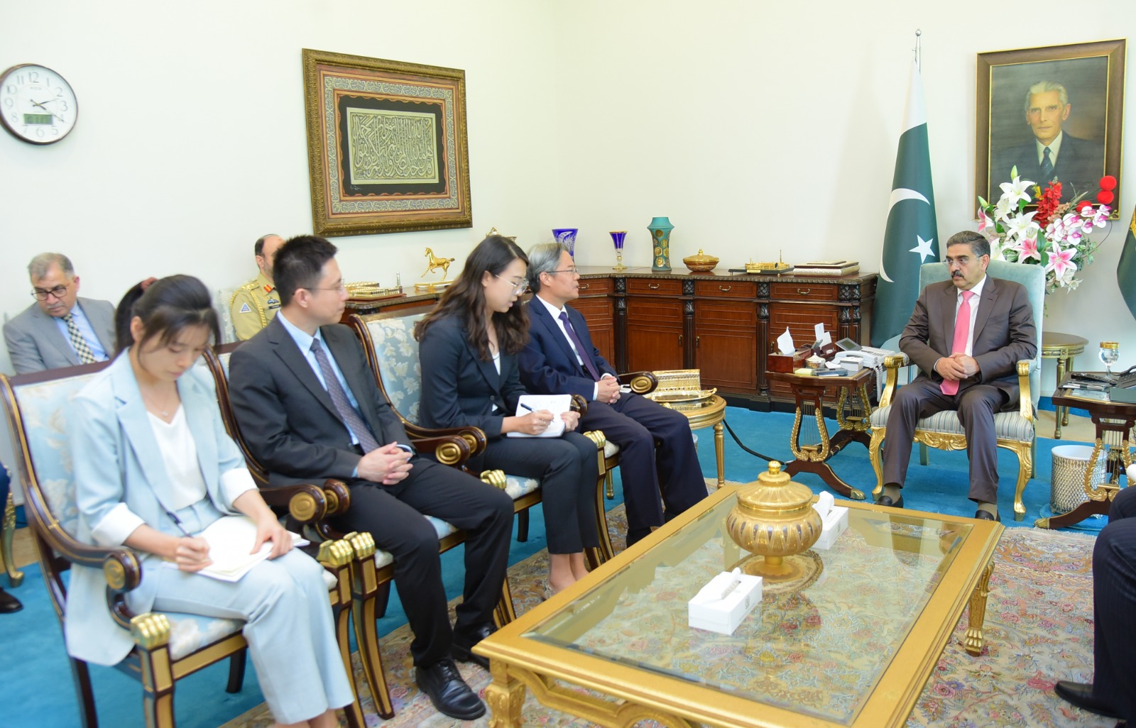 Ambassador of China Calls on the Prime Minister.