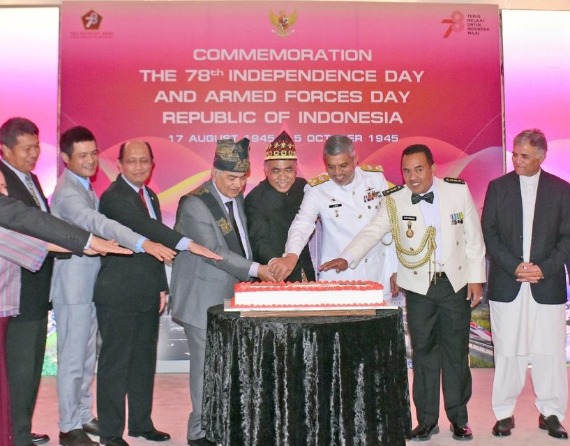 78th Indonesian Anniversary of the Independence and Armed Forces Day celebrated.