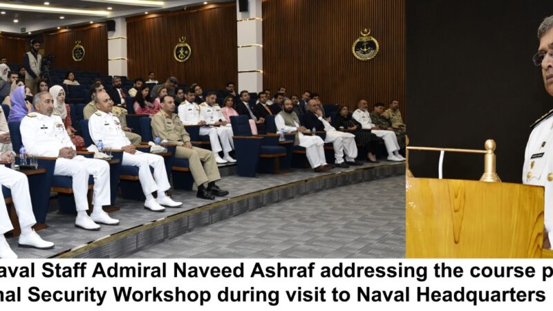 MARITIME SECTOR HOLDS ENORMOUS POTENTIAL FOR PAKISTAN’S ECONOMY: NAVAL CHIEF