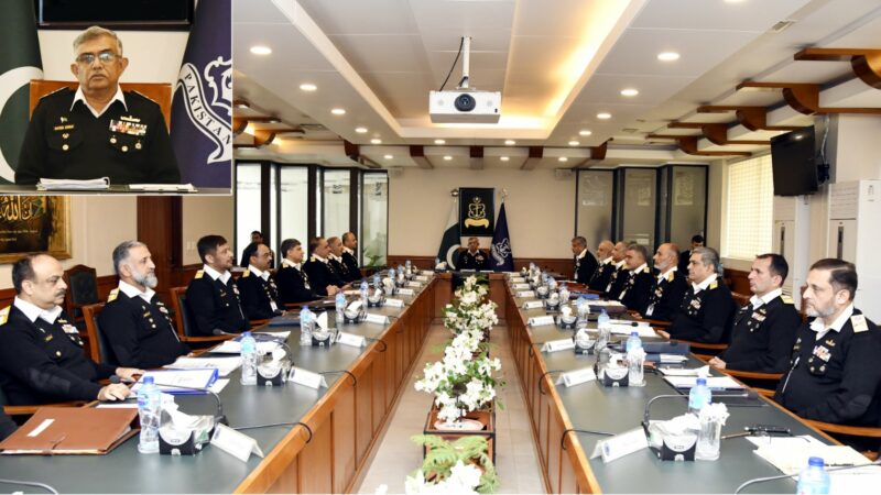 NAVAL CHIEF HEADS COMMAND & STAFF CONFERENCE AT NAVAL HEADQUARTERS ISLAMABAD