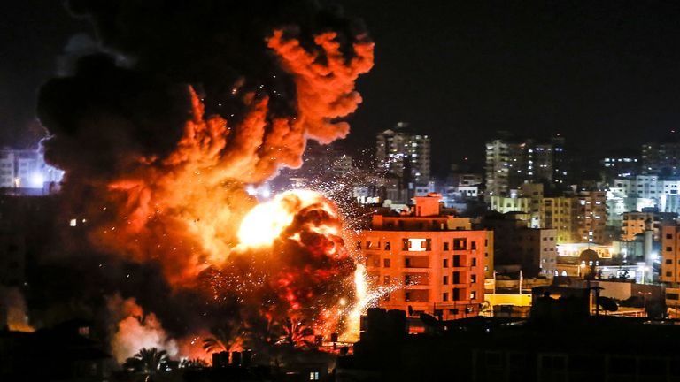 Burning Gaza