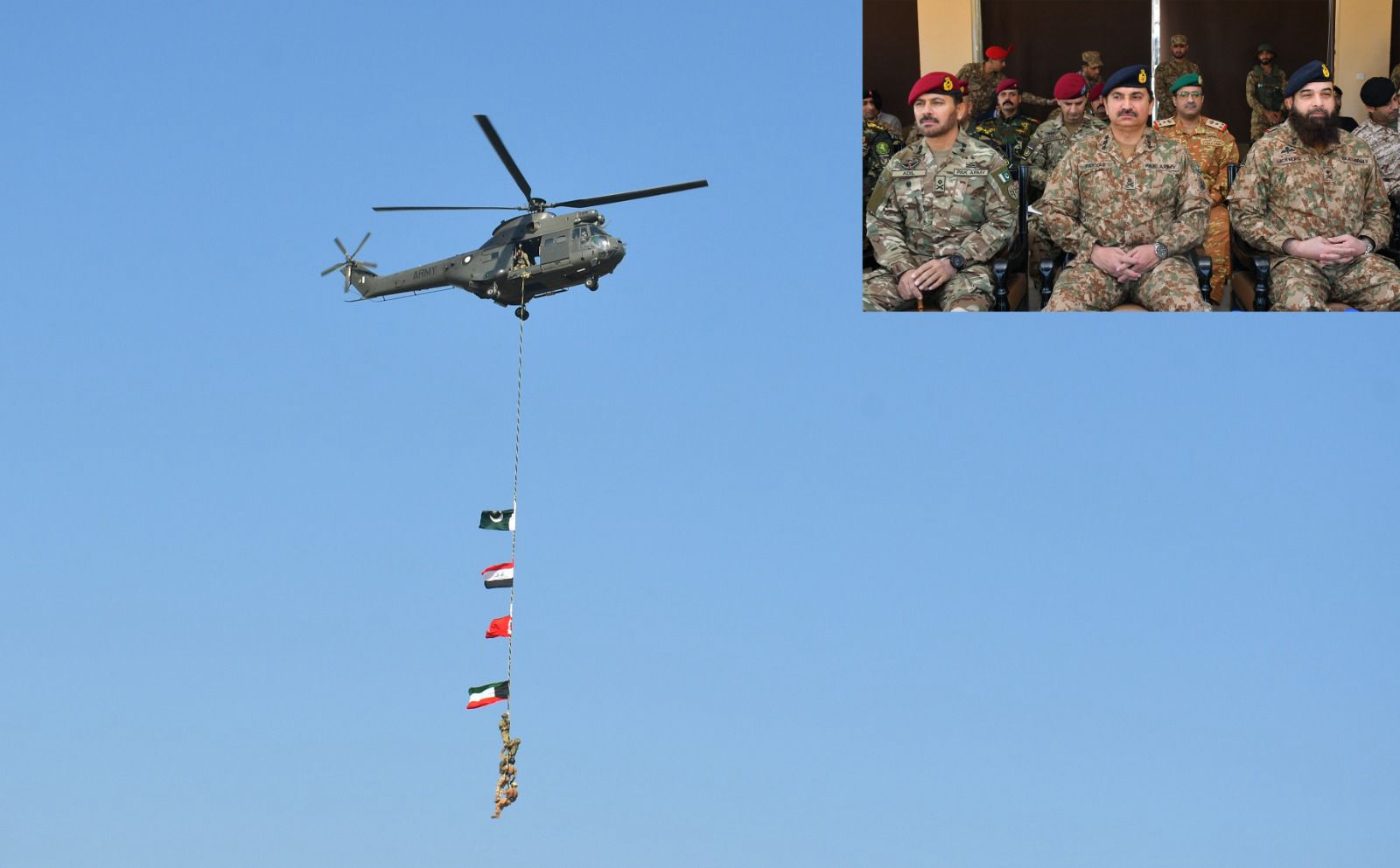 Closing ceremony of Multinational Joint Special Forces Exercise Fajar Al Sharq-V was held at Pabbi.