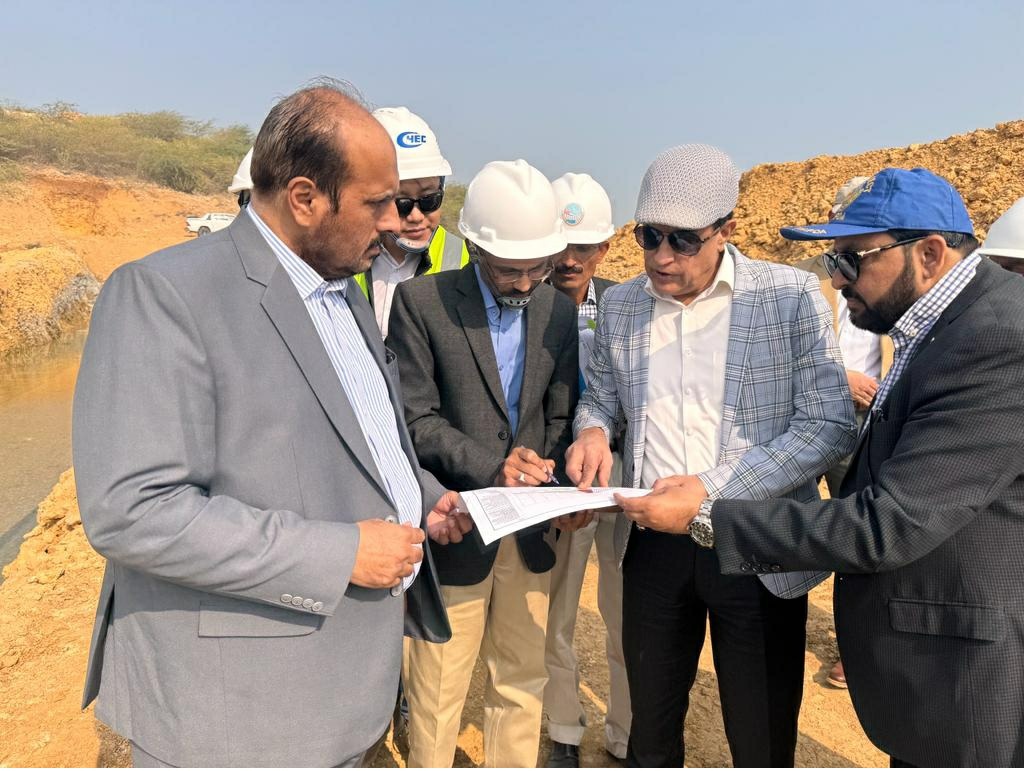 Chairman WAPDA visits K-IV Project to review construction progress.