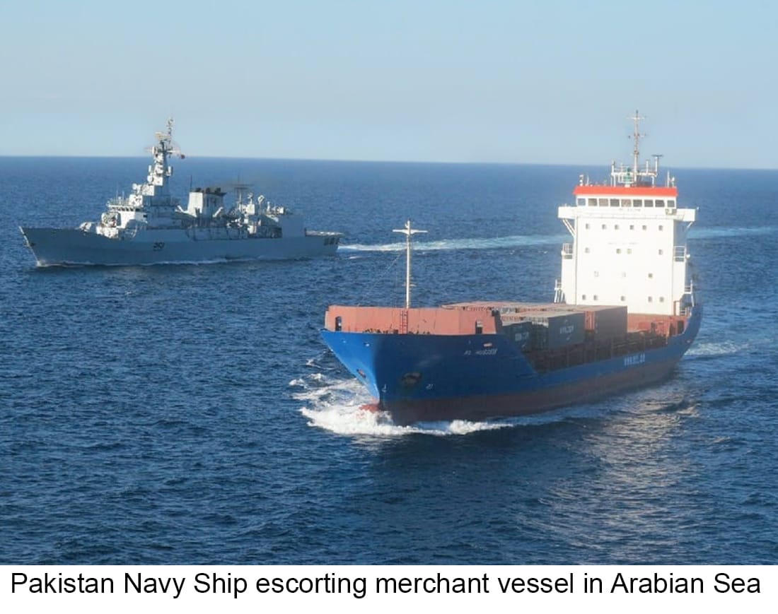 Pakistan Navy maintains continuous monitoring of maritime situation in the Arabian Sea.