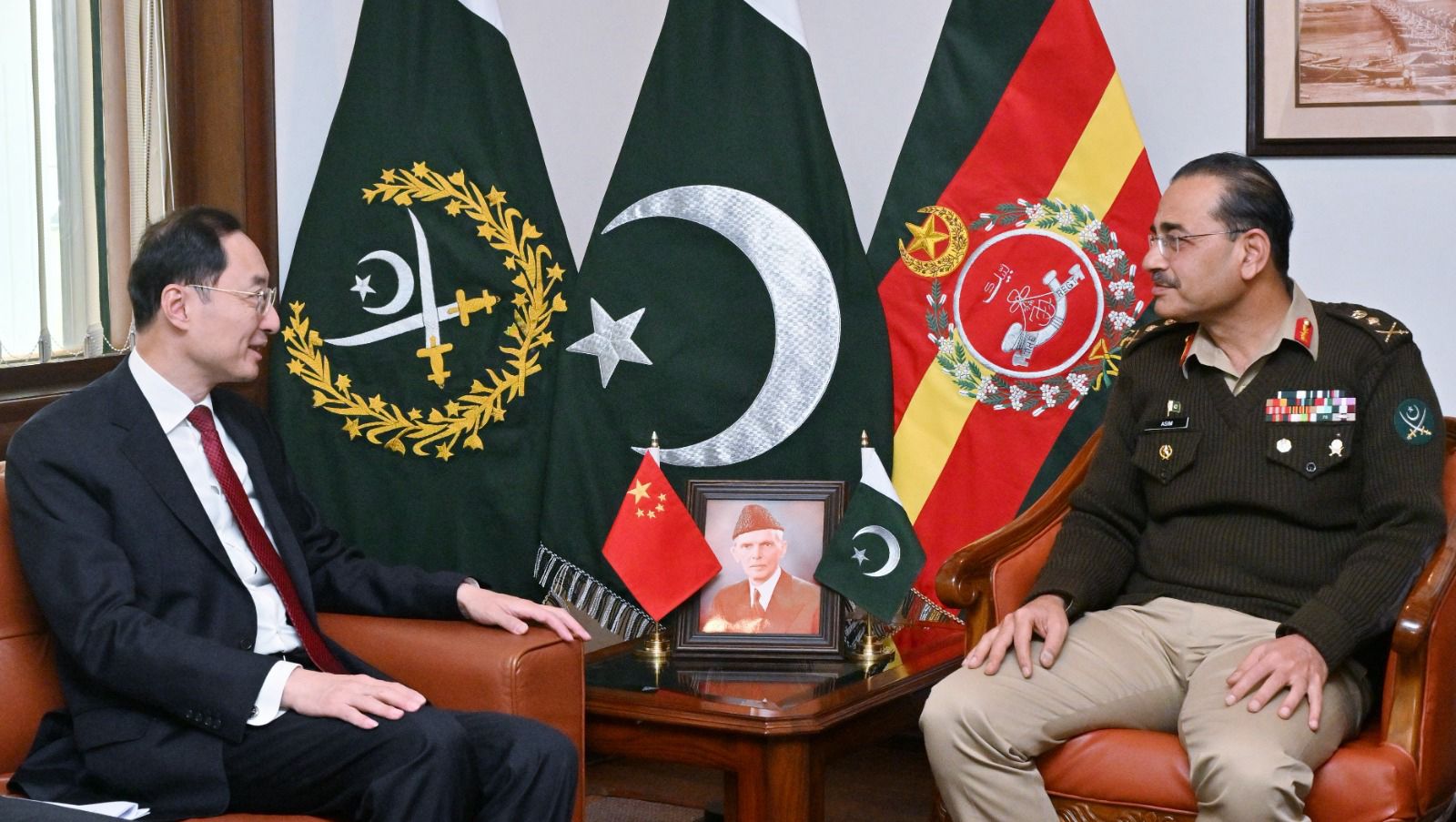 Mr Sun Weidong, Vice Foreign Minister of China called on General Syed Asim Munir COAS.