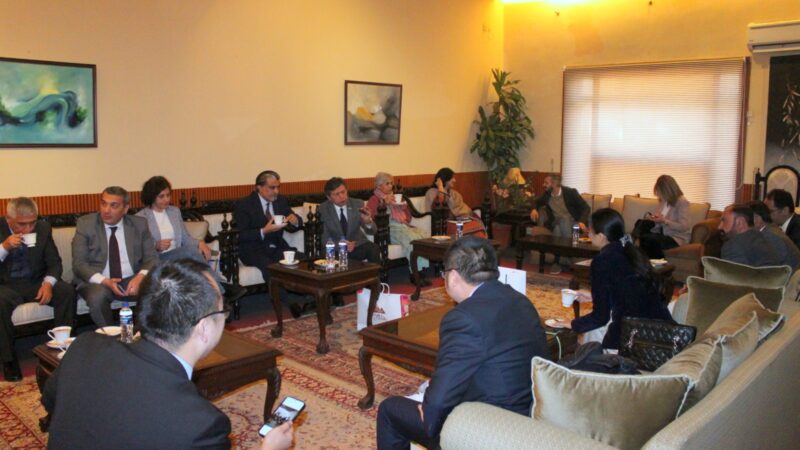 Minister for Culture Jamal Shah shares plan of Second CPEC Cultural Caravan with Ambassadors of Central Asian States.