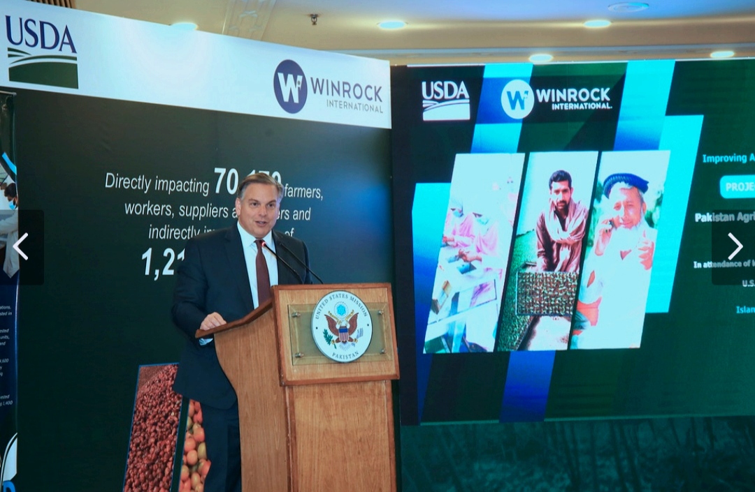 U.S. Ambassador Blome Remarks at the Pakistan Agriculture Development Project Closing Ceremony.