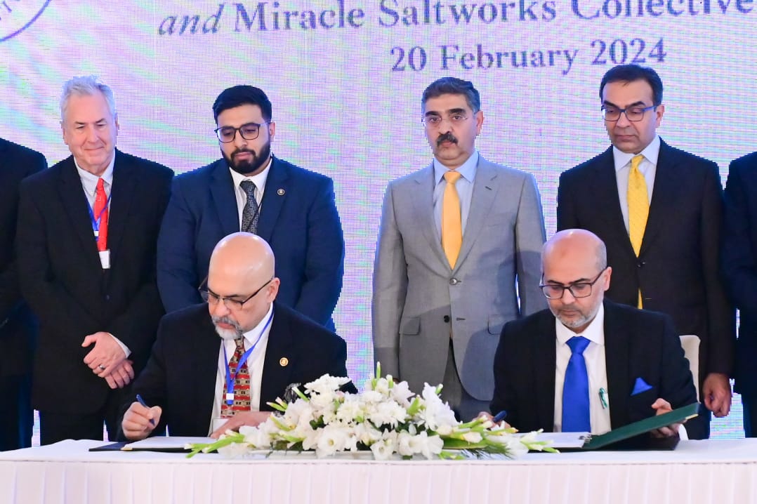 Joint Venture Agreement between Pakistan Mineral Development Corporation and Miracle Saltworks Collective Inc. for Export Quality Pink Rock Salt Crushing & Packaging Facility.