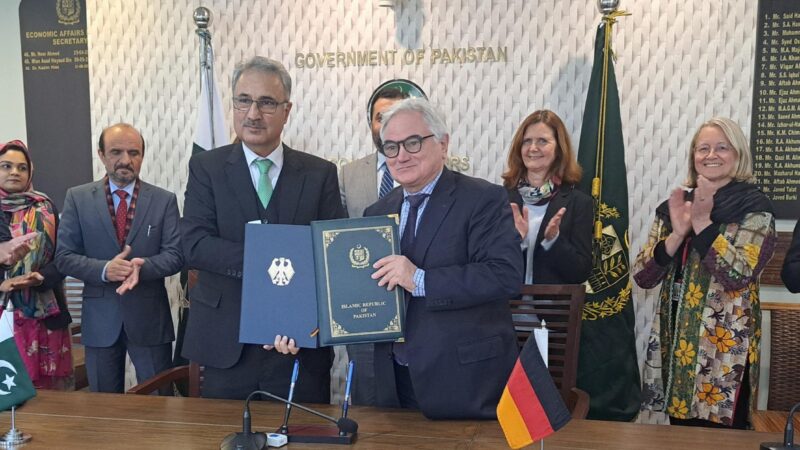 Germany provides EUR 45 million support to Pakistan.