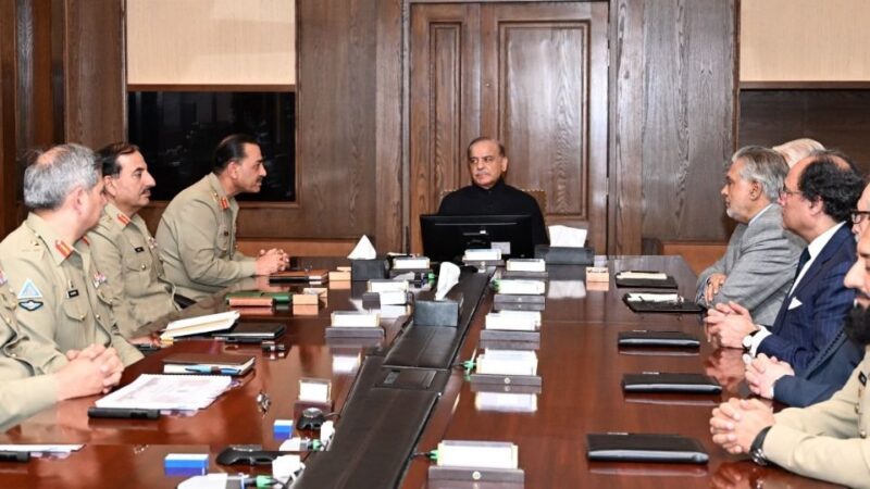 PM Shahbaz Sharif and members of the Cabinet, visited the GHQ.