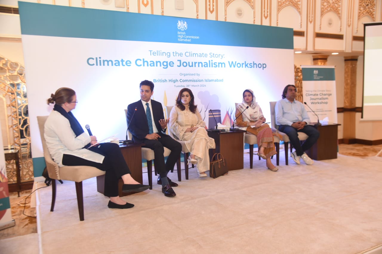Journalism at the heart of making a climate impact’ says the British High Commission.