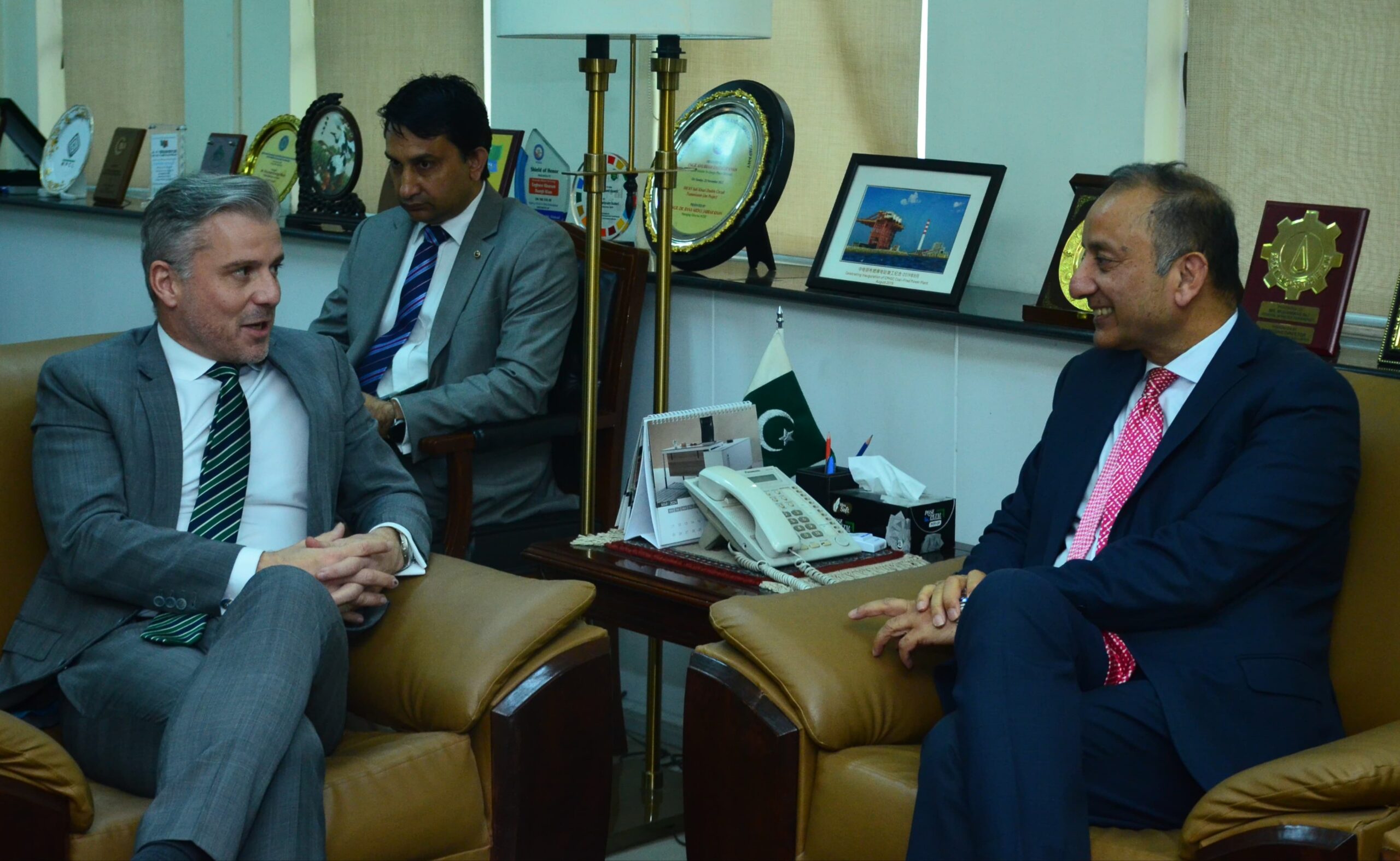 FRENCH DEPUTY HEAD OF MISSION EXPRESSES INTEREST IN ENERGY SECTOR INVESTMENT IN PAKISTAN.